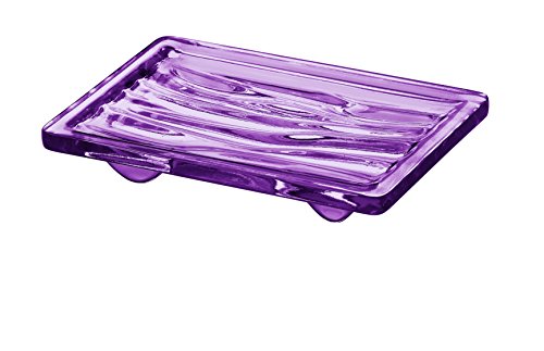 28410077 porte-savon rose améthyste 14 x 9,5 cm