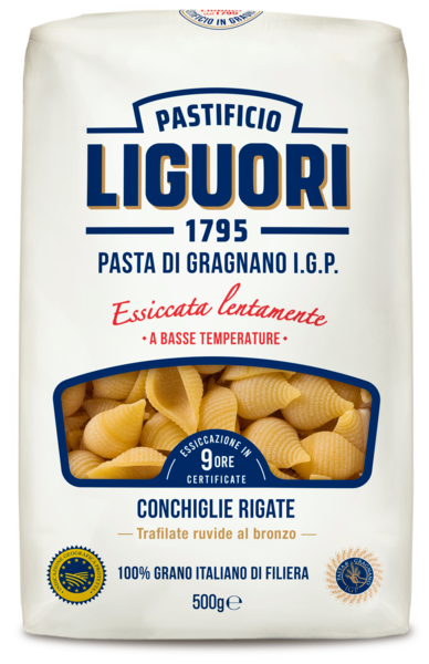 PASTIFICIO LIGUORI CONCHIGLIE RIGATE 
 code EAN 8008912010485 