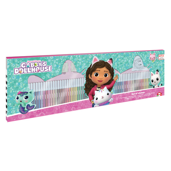 Set de 60 feutres de coloriage ''Gabby et la ma...