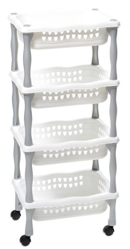 DEA Home ART623 Beng 4 Etagère/Chariot à Roulet...