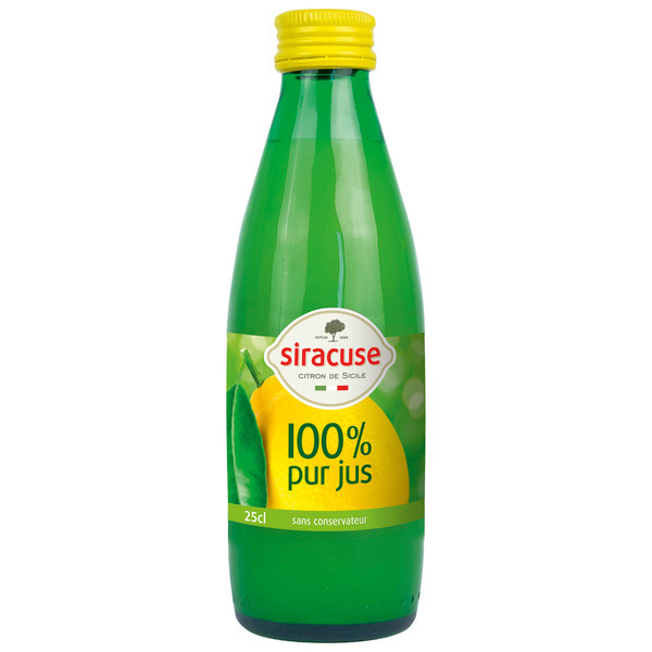 SIRACUSE  Jus de Citron Pur Jus de Sicile code EAN 8009490001742 