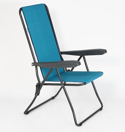 METAL FAR Fauteuil Lux pliant - Bleu