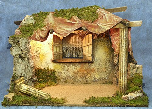 Cabane vide main en Italie avec lumière 58 cm x...