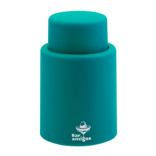 Pack de 3 vacuum wine stopper aqua blue bleu - ...