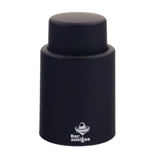 Pack de 3 vacuum wine stopper black noir - pomp...