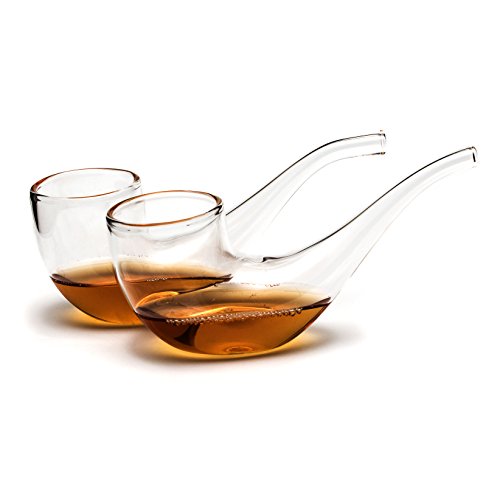 Ltd® pack of 2 - brandy port pipe sipping glass...