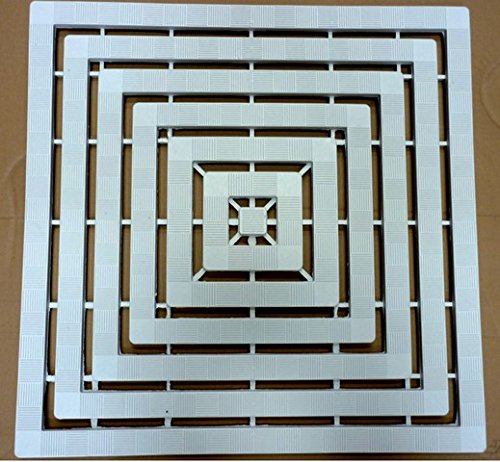 CAPALDO 8016731000136 CAILLEBOTIS DE DOUCHE EN PLASTIQUE CM.59 X 59 code EAN 8014211278891 