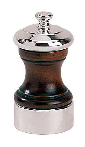 Palace à poivre-métal argenté-noyer (5,2 x 5,2 ...