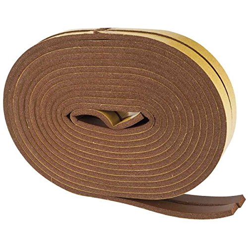 Joint adhésif PVC marron, profil 'I' 6M