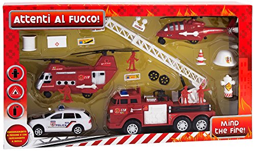 36815 mezzi pompieri accessori/c