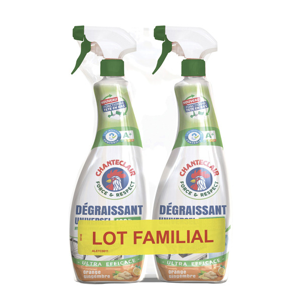 CHANTECLAIR Spray dégraissant "Lot familial" code EAN 8015194529994 
