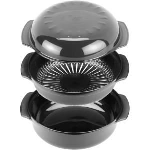 Stm004 plat vapeur rond easycook 1,5 l pour fou...