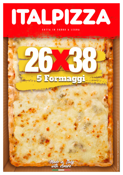 ITALPIZZA PIZZA 5 FORMAGGI SURGELÉE
ITALPIZZA code EAN 8015673027348 