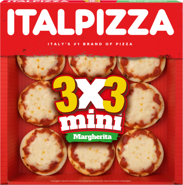  Pizza 3 X 3 Mini Margherita code EAN 8015673032458 