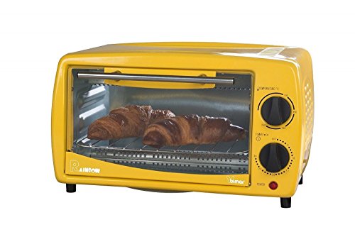 Bimar Four multifonctions Bimar 109. UE Orange 9 L avec thermostat et minuterie, plaque de cuisson et grille 8016117016430 (8016117016430)