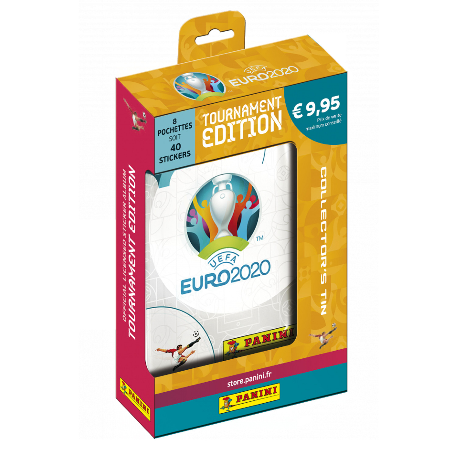 SANS MARQUE Stickers EURO 2020-21  Boîte métal 8p  code EAN 8018190014044 