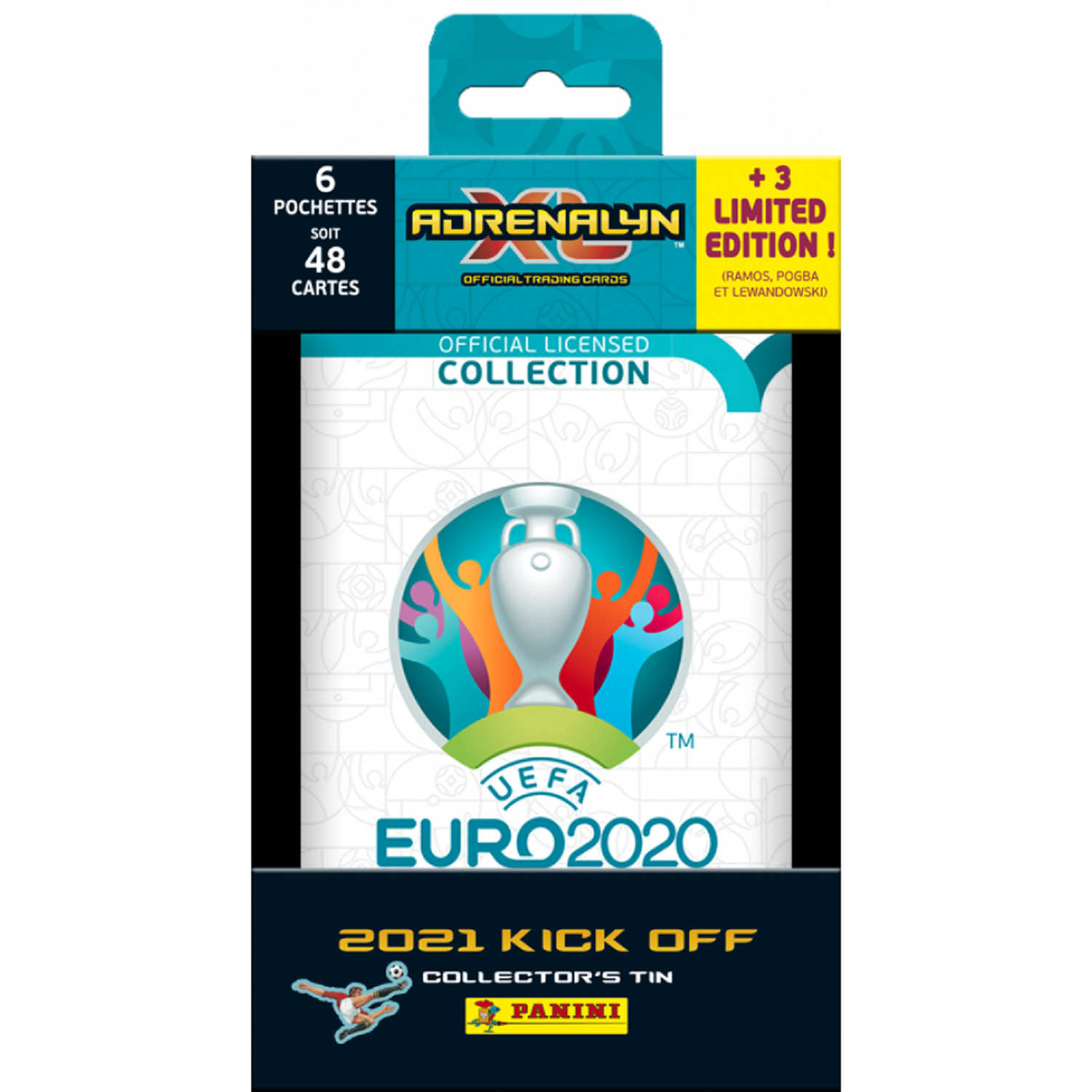 Stickers Uefa Euro 2021 + 6 Poch + 3 Cartes 