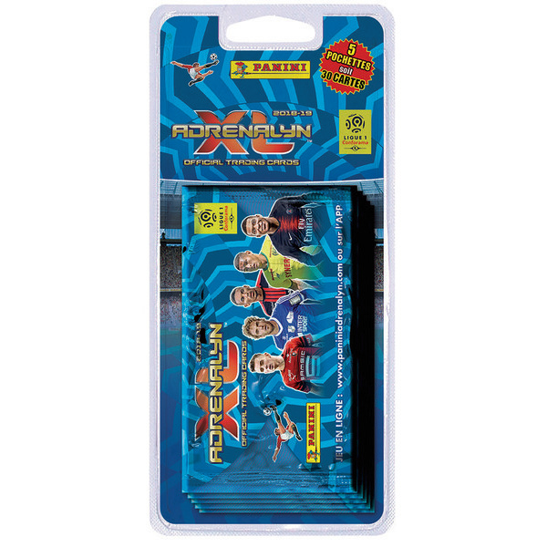 Blister 5 Pochettes Foot 2019  8018190094558 adrenalyn-xl-2018-2019-ligue-1-conforama