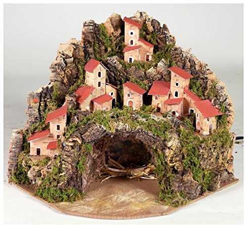ROSSI ROSA Crèche cm. 24 x 21 avec lumière 8018623800602 (8018623800602)