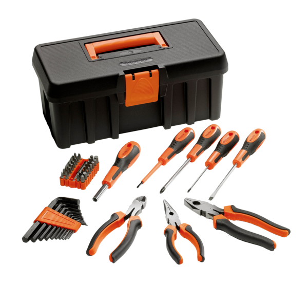 BOITE À OUTILS AVEC ACCESSOIRES DE SERRAGE ET V...