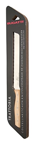 Bugatti 78-949f1l trattoria couteau à pain bois/acier frêne blanc 20 x 3,5 x 1,5 cm code EAN 8020178913140 