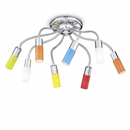 Luminaire applique o plafonnier Ideal Lux ECOFLEX PL8 COLOR 8021696044545 Ideal Lux Luminaire applique o plafonnier Ideal Lux ECOFLEX PL8 COLOR 8021696044545 Ideal Lux