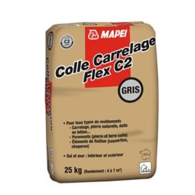  Colle carrelage Flex C2 Mapei gris 25kg code EAN 8022452265372 