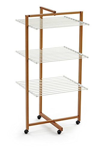 ARREDAMENTI ITALIA Arredamenti Italia AR_IT- 1870 ARIEL Séchoir Bois couleur Cerise 127 x 68 x 113 cm avec surface de séchage de 20 mètres code EAN 8023856870124 