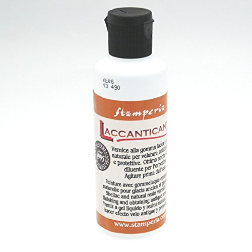 Vernis gomme laque pour patine et effet vieilli...