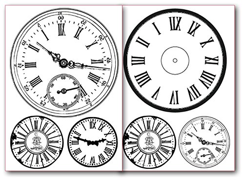 Papier Transfer A4 - HORLOGE - Stamperia