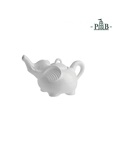 Bianca white ceramic elefanti elephant sugar bo...