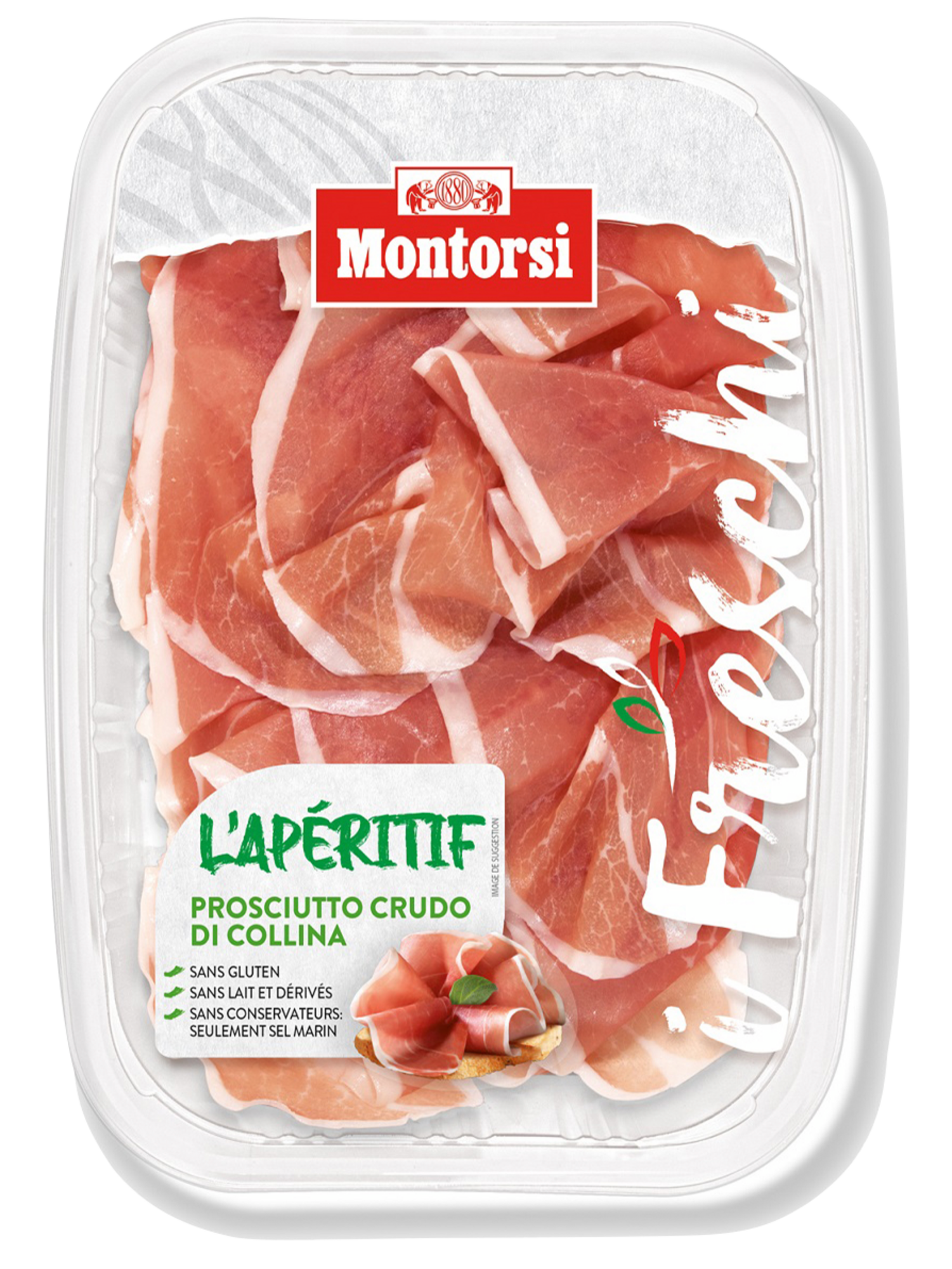 Montorsi L'Apéritif jambon cru chiffonnade i Freschi code EAN 8028257002365 
