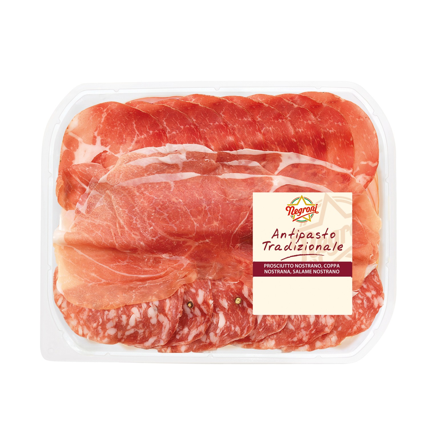 MONTORSI Plateau de charcuterie assortiment NEGRONI code EAN 8028257010377 