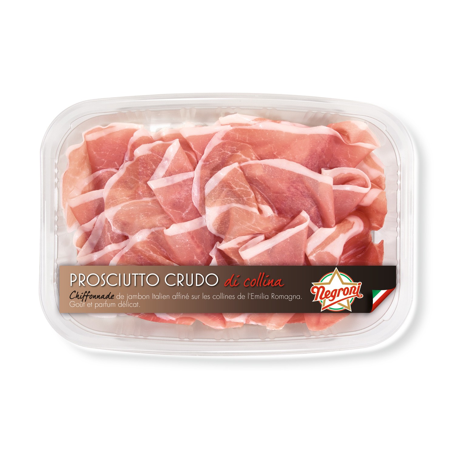 REFS.SANS MARQUE Jambon cru Italien NEGRONI code EAN 8028257013361 