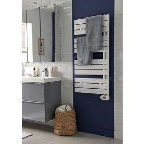 Sèche-serviettes électrique à inertie sèche De'Longhi Comtesse blanc 500W 8029482785184 