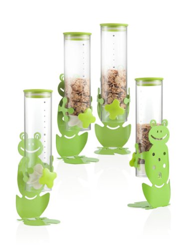 55138 distributeur à céréales grenouille vert