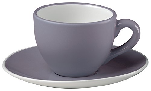 BITOSSI HOME Bitossi Home BER 1251 Lot de 6 Tasses à Café avec Soucoupe, Ligne Sorbet, Mure code EAN 8030118343081 