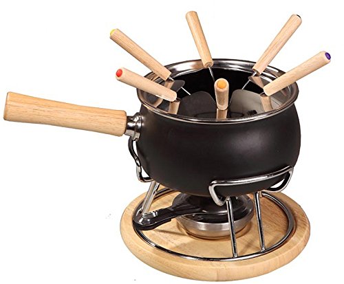 Set Fondue bourguignonne Email Noir 13pz collec...