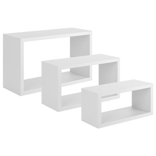 Set de 3 etagères cube rectangulaire 45-40-35 c...