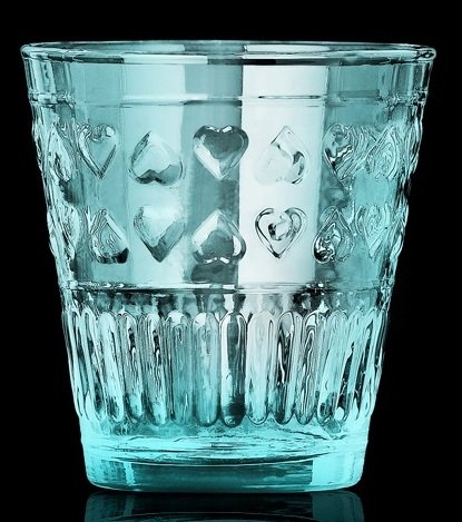 VERRES GALBIATI-HEART-MENTHE TUMBLER CONF. 6 PCS.
