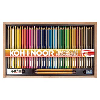 Coffret Crayons triangulaires Koh-I-Noor