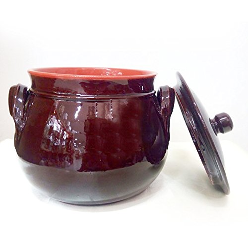 Casserole bombée cuites et en terre cuite de cuisson à l'étuvée Colì ligne Ø 15 cm-Brune 8032992011223 Colì