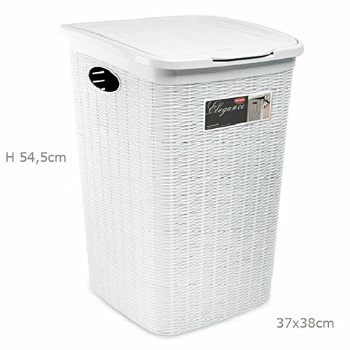 Panier à linge effet rotin pour bain 50 Lt seau...