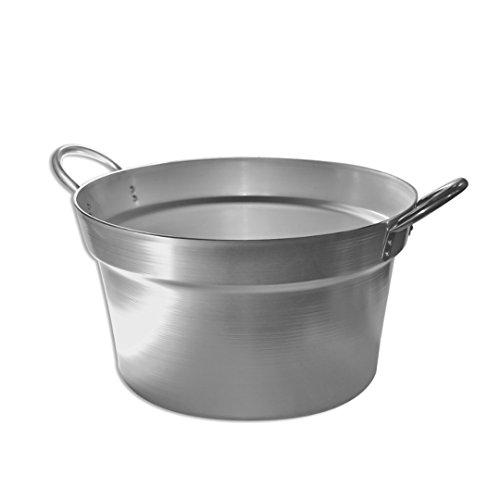 Pentalux Centrale vapeur professionnelle 33Lt Pentalux en aluminium pour tomates en conserves hauteur 31 cm Diamètre : 56 cm code EAN 8032992099757 