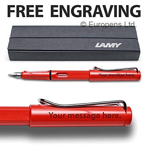 Safari stylo bille rouge, plume (plume moyenne)...