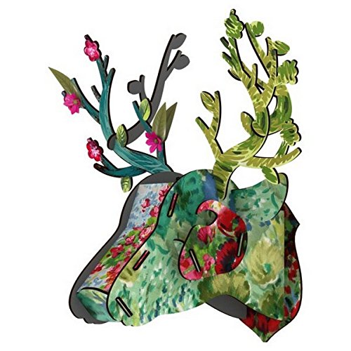 - décoration murale - trophée cerf self portrait