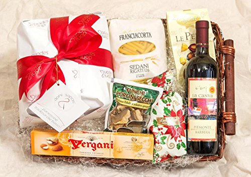YesEatIs Christmas Gift Hamper with Italian Fine Food - Easy Box by YesEatIs - 7 Items 8033462256816 (8033462256816)
