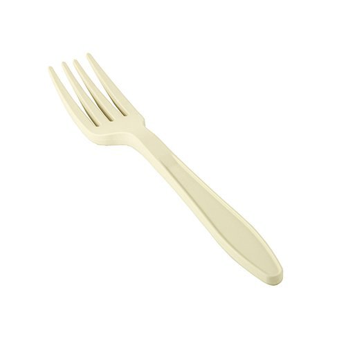USOBIO Fourchettes jetables biodégradables et compostables mater-bi - 100 pièces 8033493960997 (8033493960997)