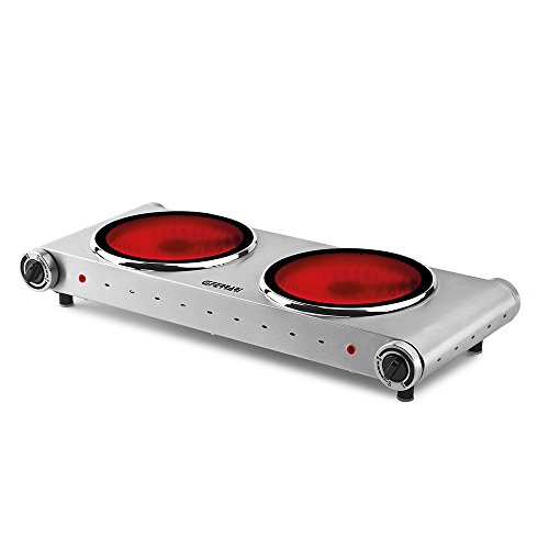 G3 Ferrari G10021 Double Réchaud électrique ver...