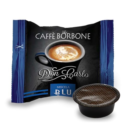 caffe borbone BOURBON CAPSULES DON CARLO 100 PZ bleu CAPSULE LAVAZZA A MODO MIO COMPATIBLE code EAN 8034028330483 